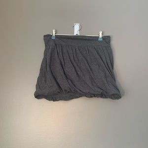 Heathered Black Bubble Skirt